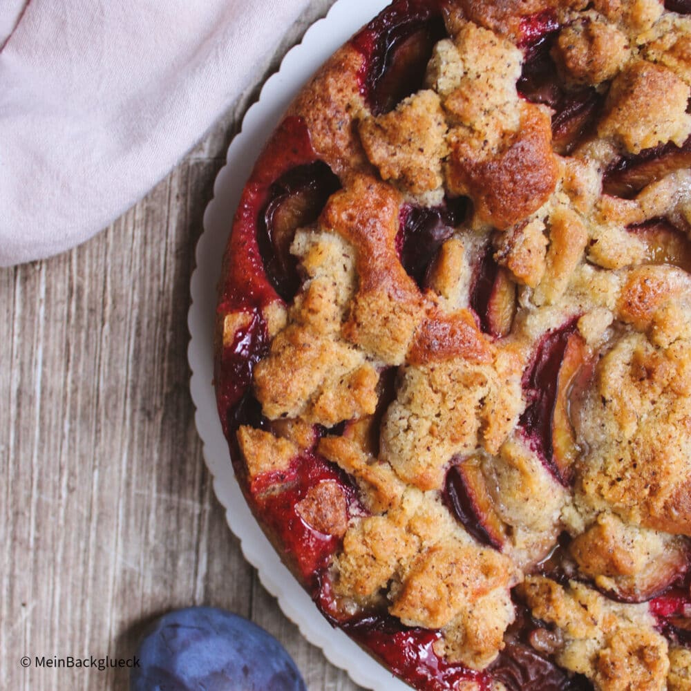 Omas Zwetschgenkuchen Mit Streusel - Mein Backglück