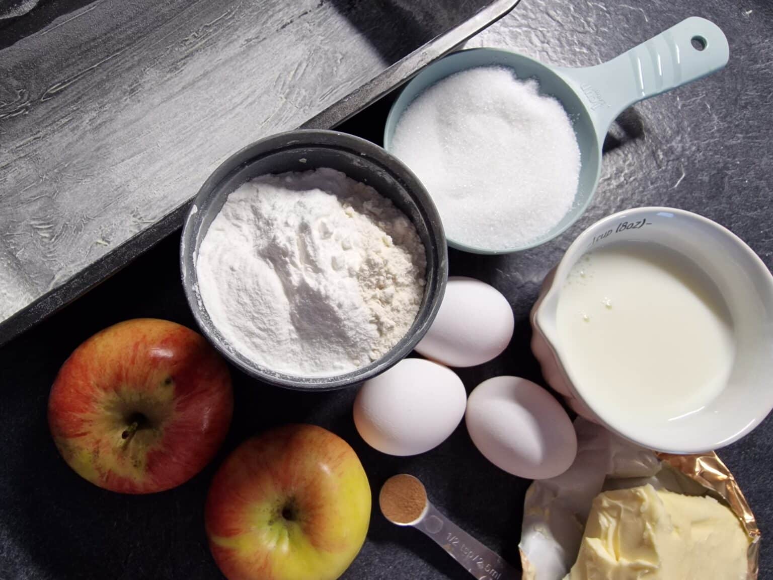 Schnelles Apfelkuchen Kastenform Rezept - Mein Backglück