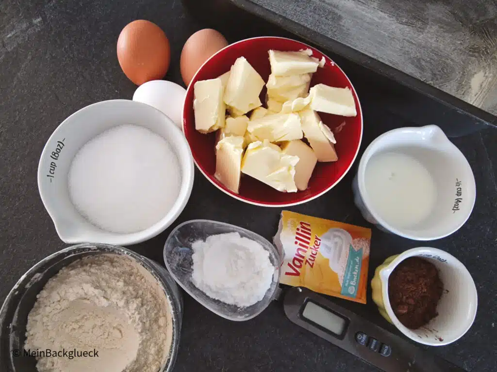 Rezept Marmorkuchen Kastenform 5 Zutaten Marmorkuchen Kastenform