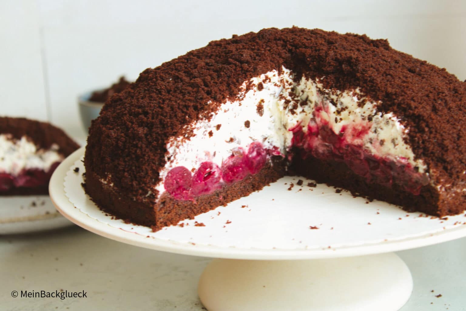Maulwurfkuchen mit Kirschen - Mein Backglück