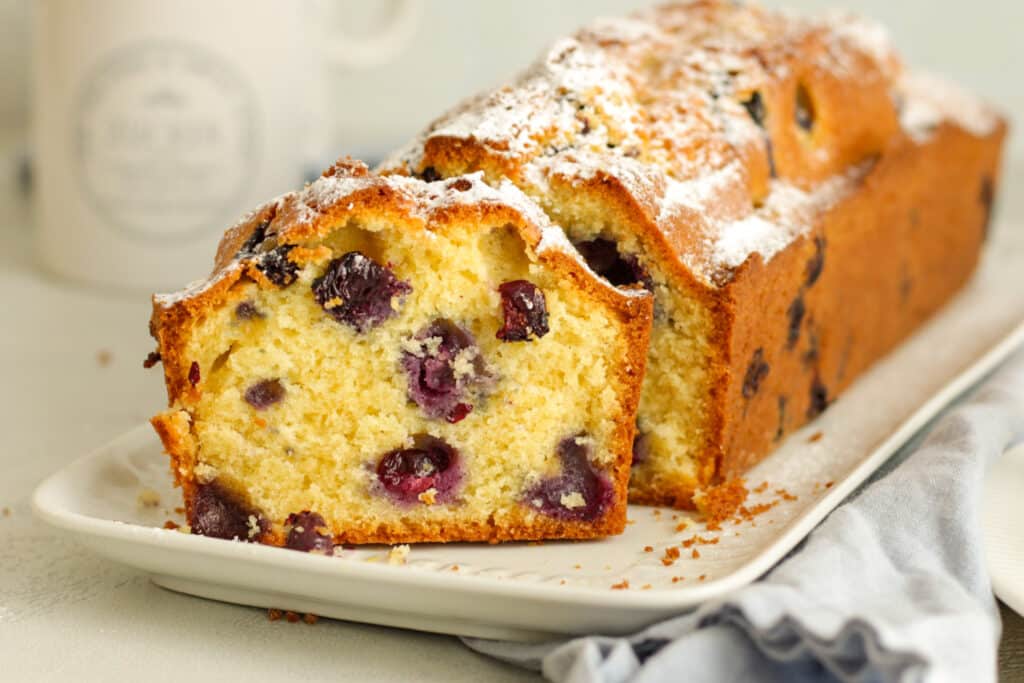 Blaubeerkuchen Kastenform, Baumbeer Kastenkuchen