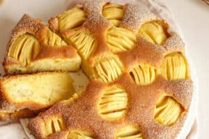 Versunkener Apfelkuchen Rezept - schneller Rührteig 3 einfacher Apfelkuchen versunkener Apfelkuchen