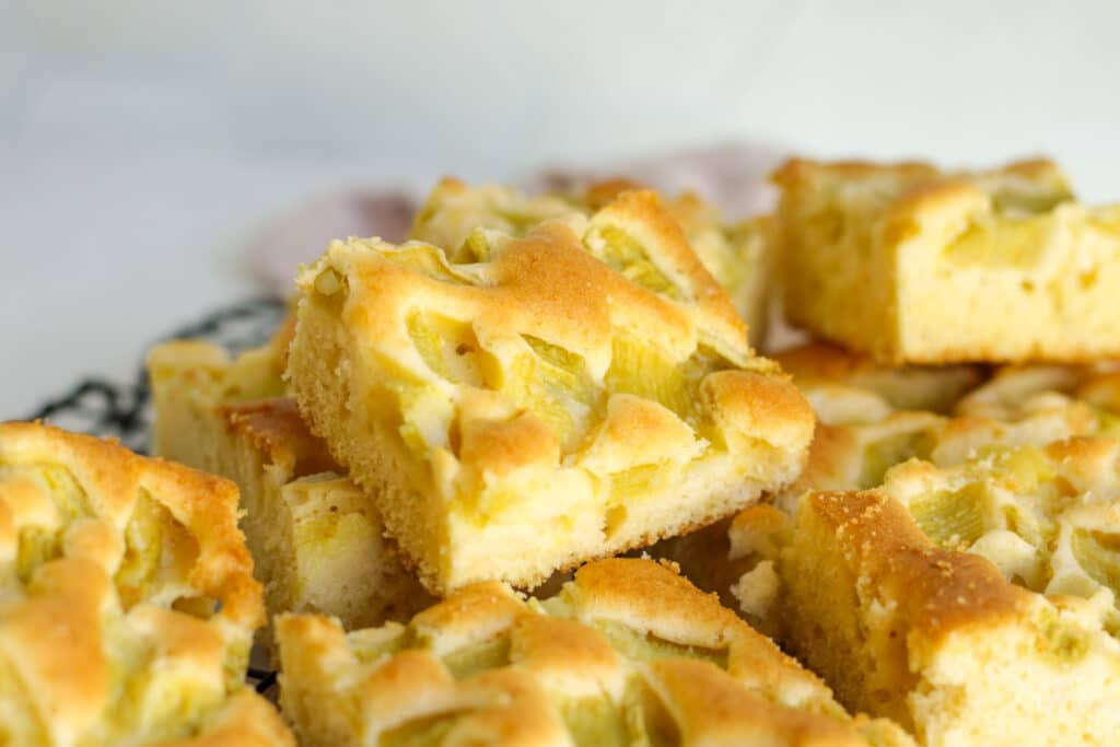Rhabarberkuchen Blech