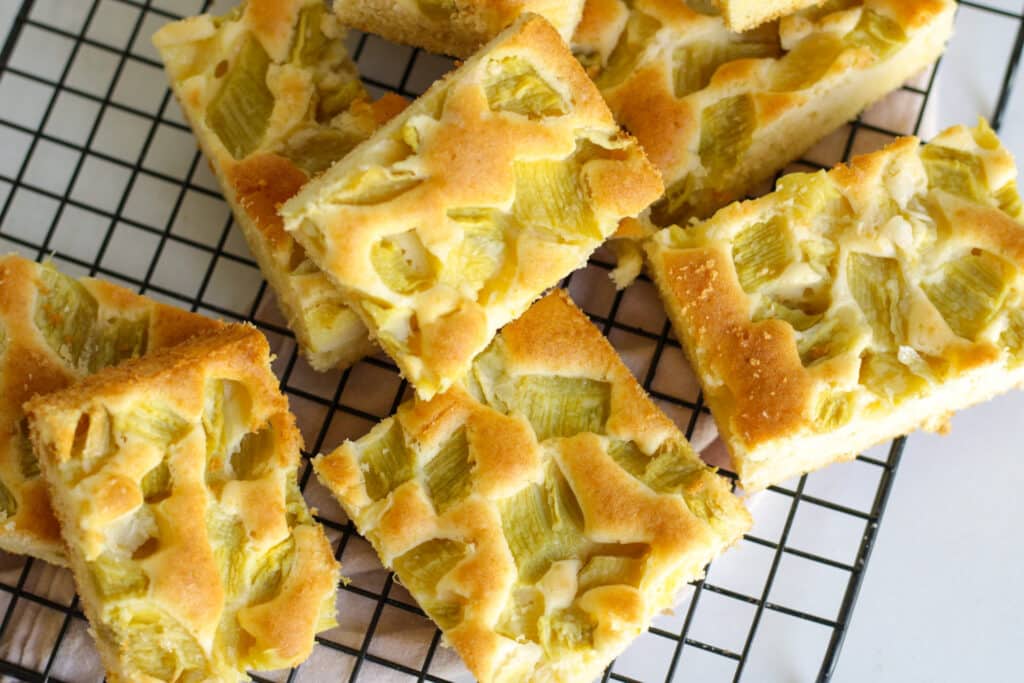 Rhabarberkuchen vom Blech