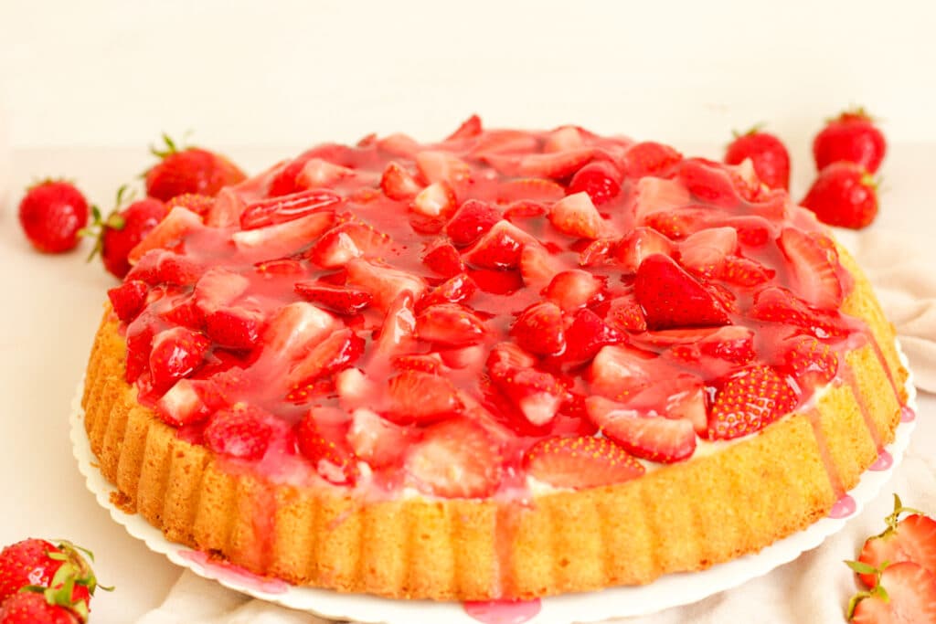 Einfacher Obstboden Rezept 7 Obstboden mit Erdbeeren