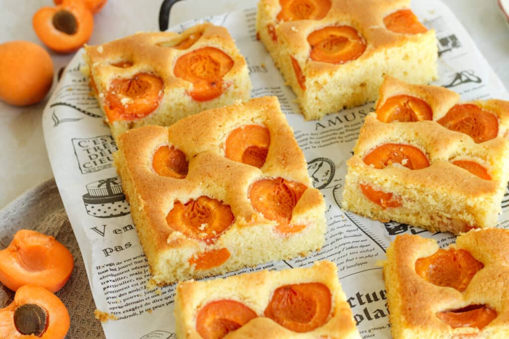 Aprikosen Blechkuchen