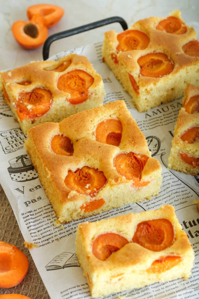 schneller Aprikosenkuchen Blech