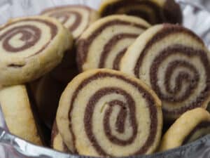 schwarz weiß Gebäck Rezept